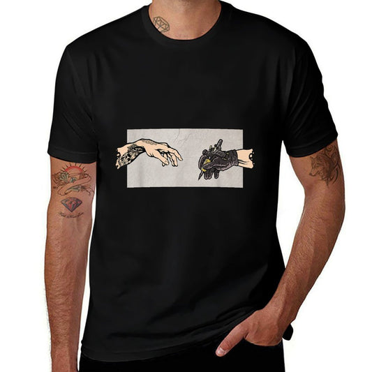 Tattoo Gun Tattoo Artist Funny Tattoo  Summer-ready Fabric T-Shirt