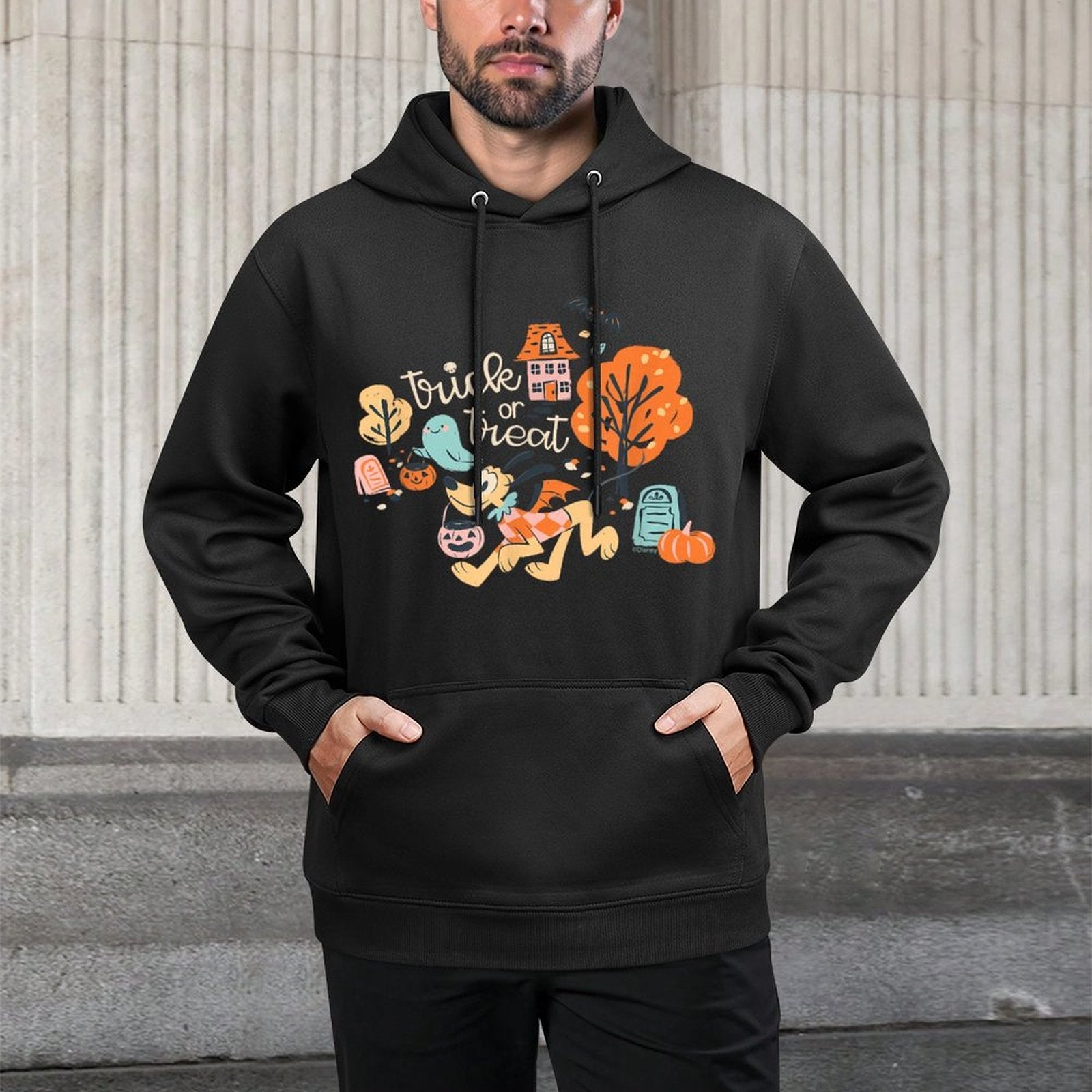 Disney Pluto Trick Or Treat Halloween Moisture-Wicking Hoodie