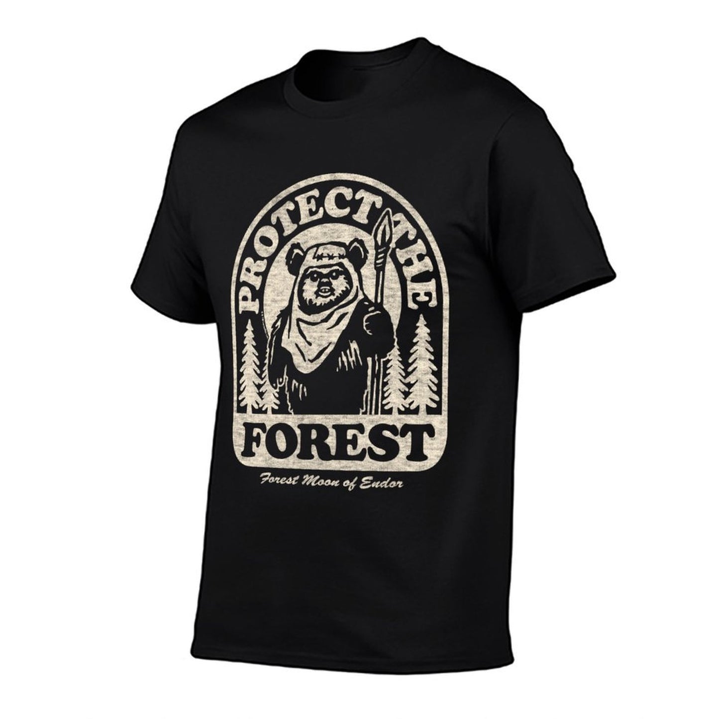 Star Wars - Ewok Protect The Forest  Slim-fit Cut T-Shirt