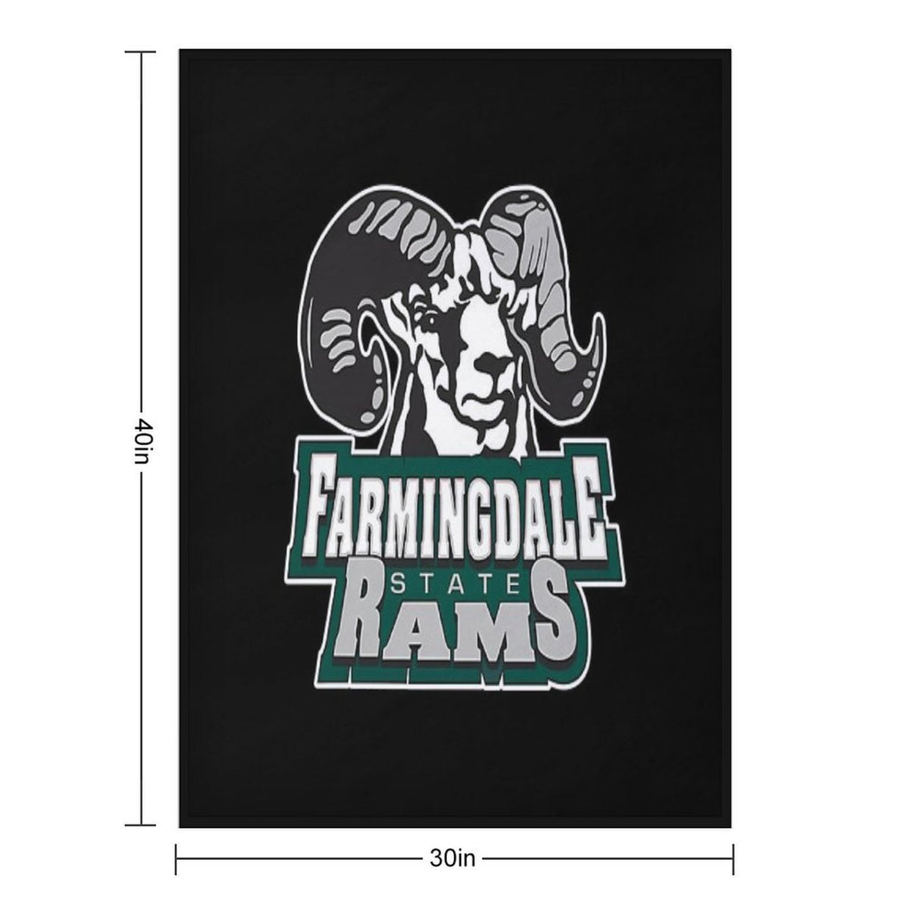 Farmingdale State College Wrinkle-free Throw Blanket