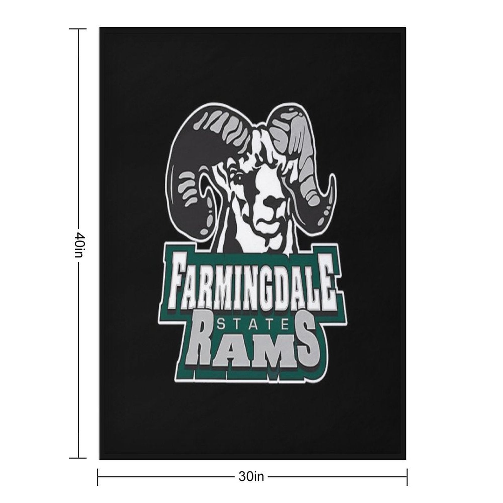 Farmingdale State College Wrinkle-free Throw Blanket