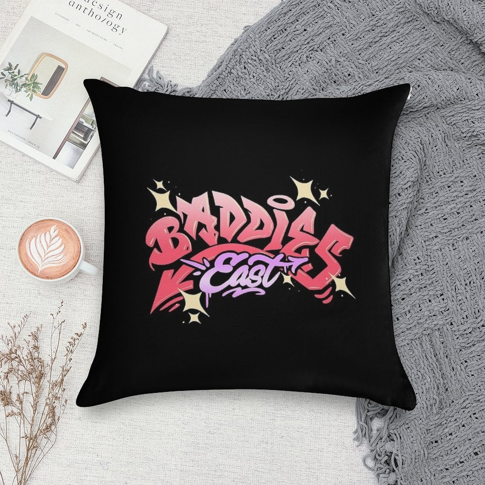 Natalie Nunn Merch Baddies East Soft Washable Throw Pillow