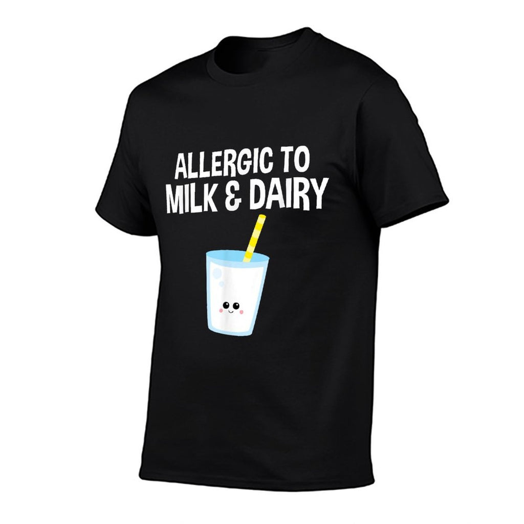 Allergic to Milk And Dairy Food Allergy Awareness  Quick-drying T-Shirt