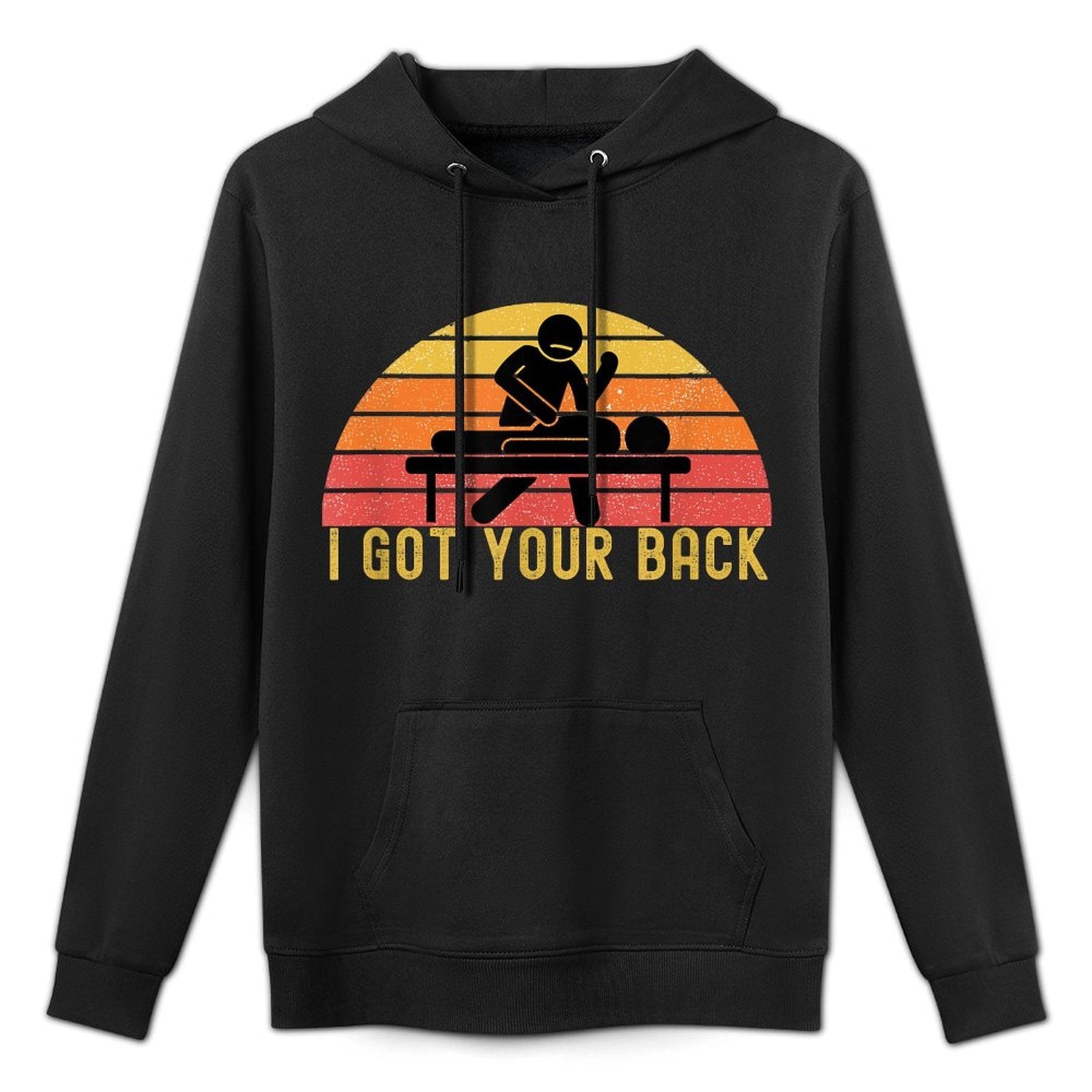 Massage Therapist I Got Your Back Massage Vintage Retro Gift All-Day Comfort Hoodie