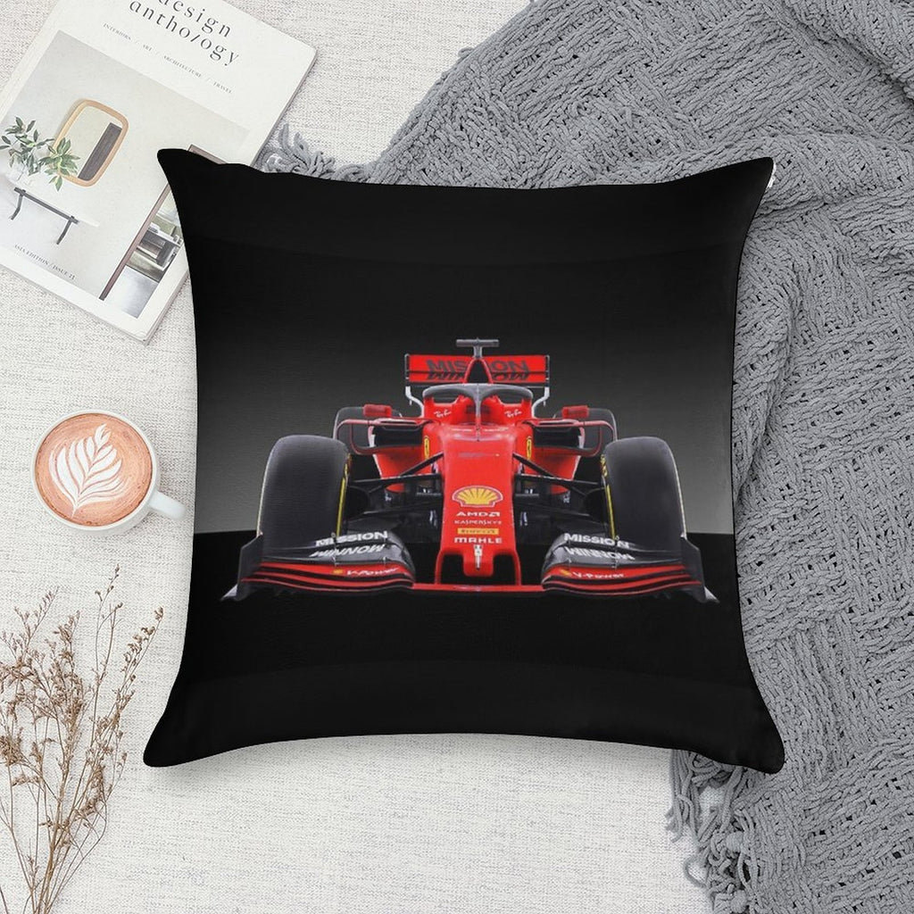 Ferrari F1 Formula 1 (#219) Soft Decorative Cover Throw Pillow