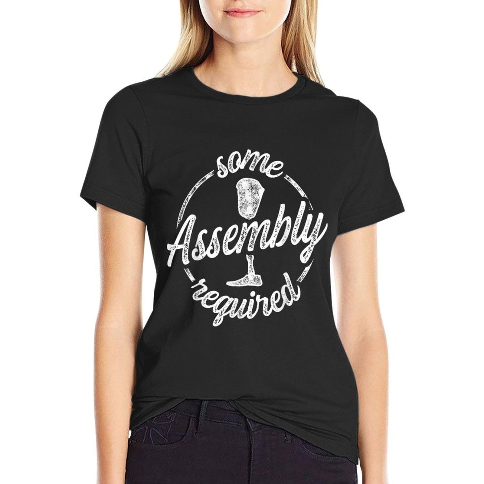 Amputee Humor Assembly Leg Arm Funny Recovery Gifts  Eco-friendly Material T-Shirt
