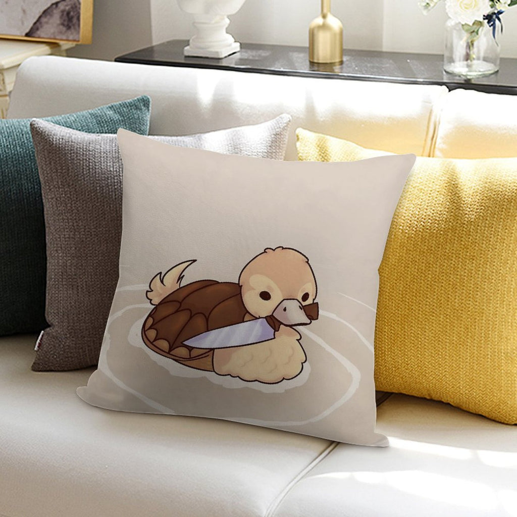 ATLA Turtle Duck with Knife Soft Gift Ready Throw Pillow