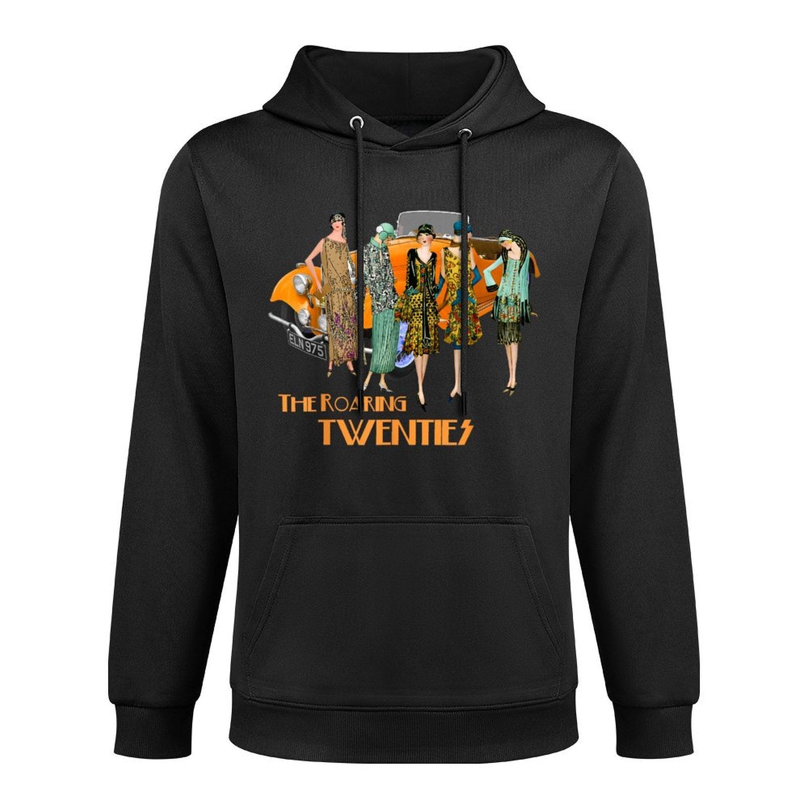 Roaring Twenties Flappers Vintage Classic Car All-Day Comfort Hoodie