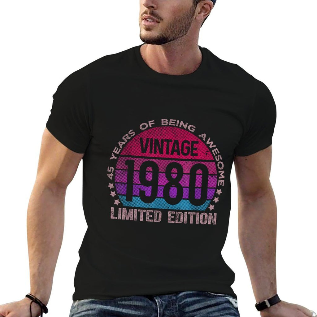 45 Year Old Gifts Limited Edition 45th Birthday Women  Trendy Pattern T-Shirt