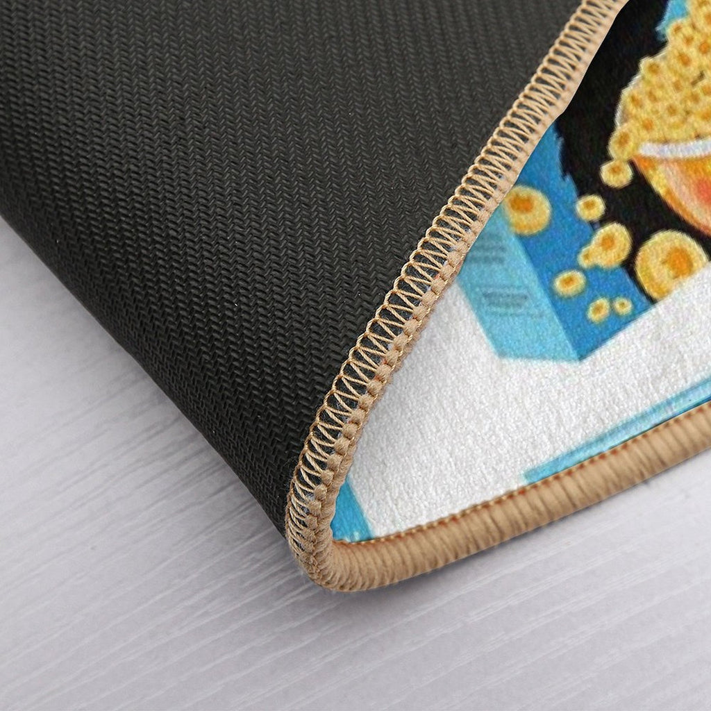 If Cats Had Their Own Cereal Brand  Easy To Clean Bath Mat