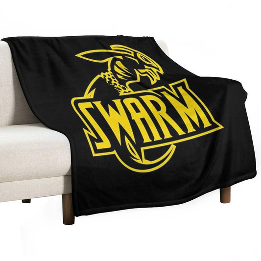 Swarm Sports Logo Versatility Throw Blanket