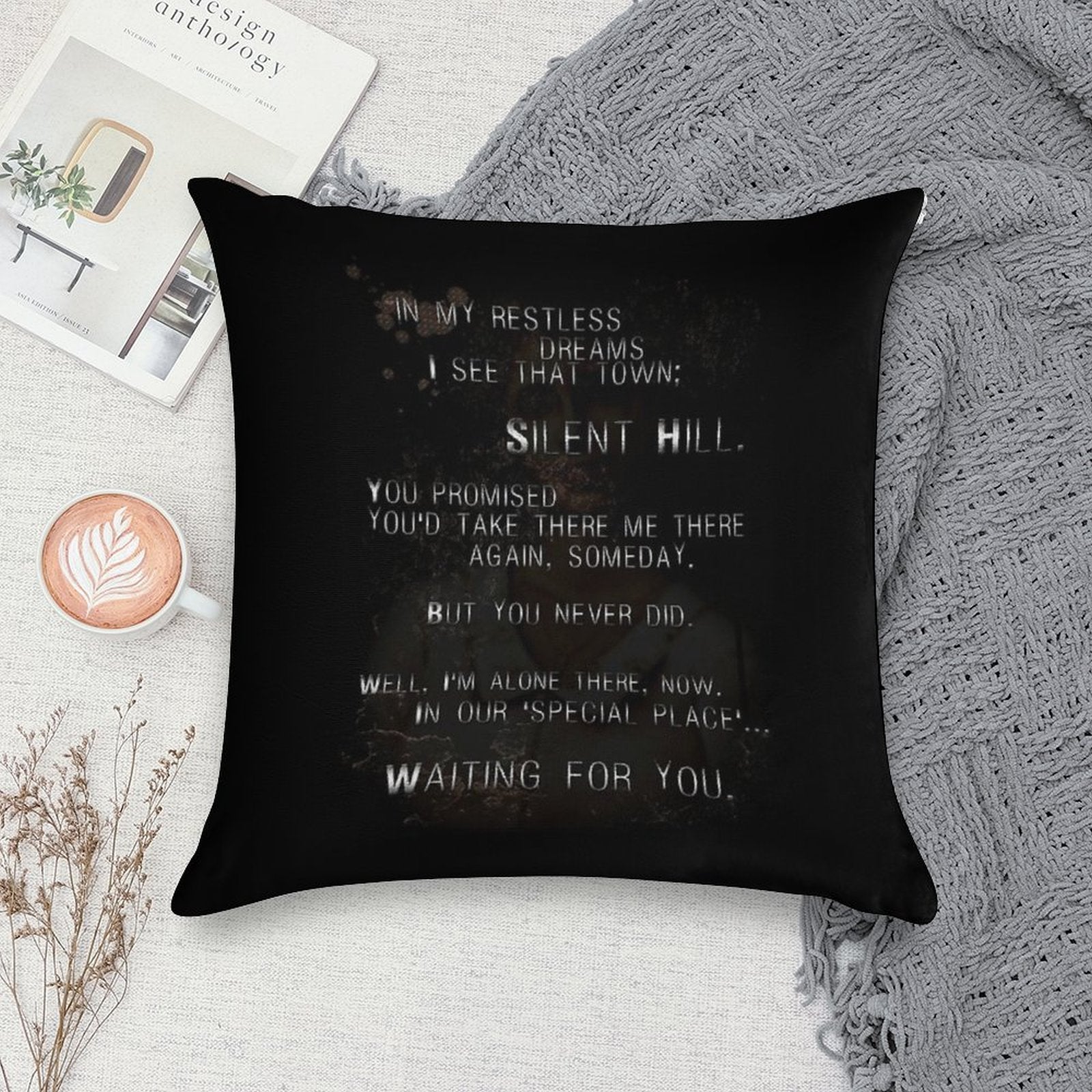 Silent Hill - Mary's Letter Soft Anti-Pilling Throw Pillow