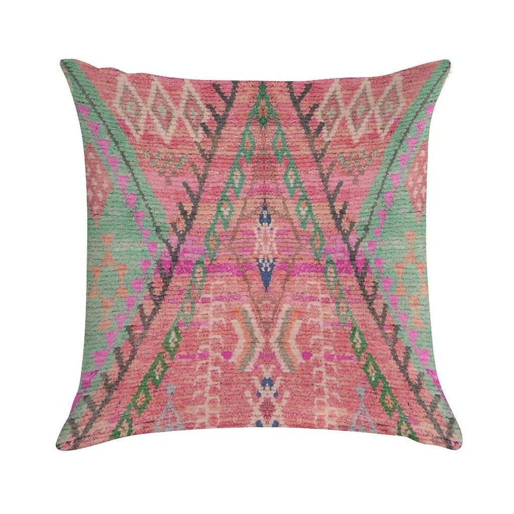 Traditional Moroccan Berber Carpet Soft Gift Ready Throw Pillow
