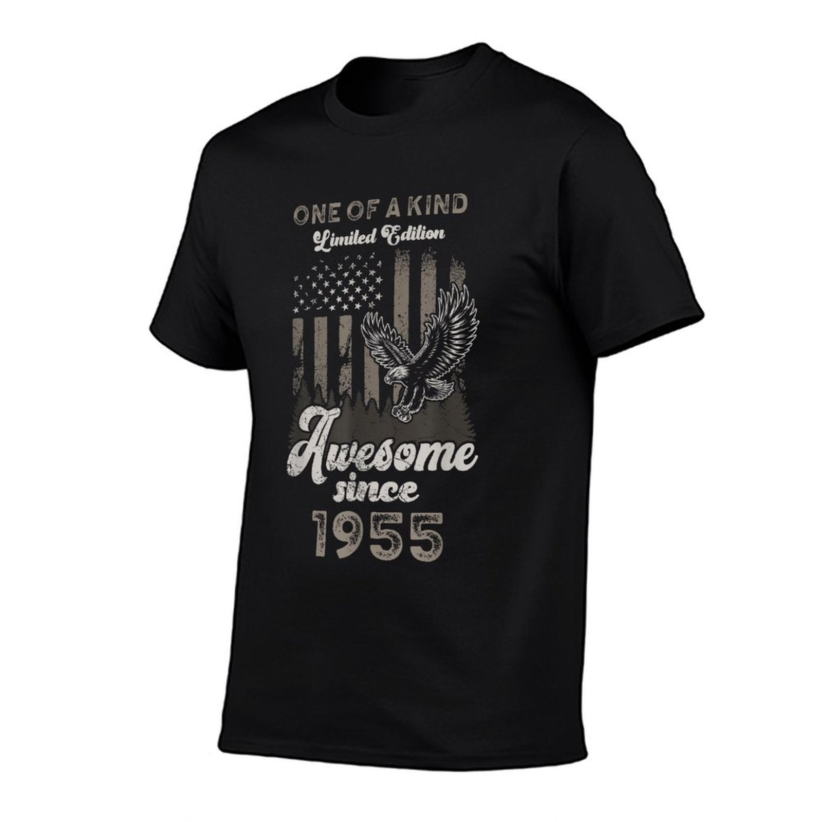Awesome Since 1955 American 70th Birthday Patriotic  Vintage-inspired T-Shirt