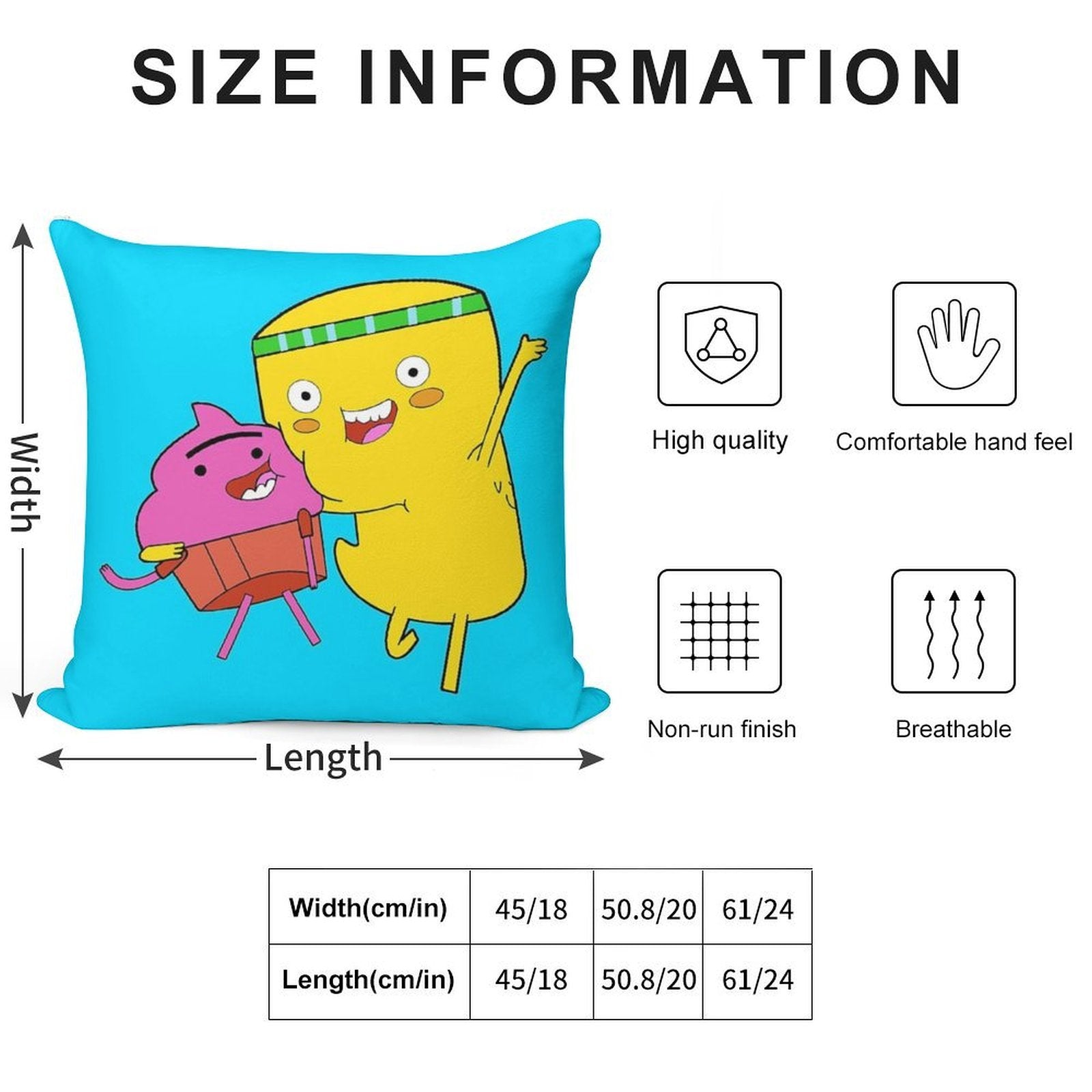 Cupcake And Dino Soft Decorative Cover Throw Pillow