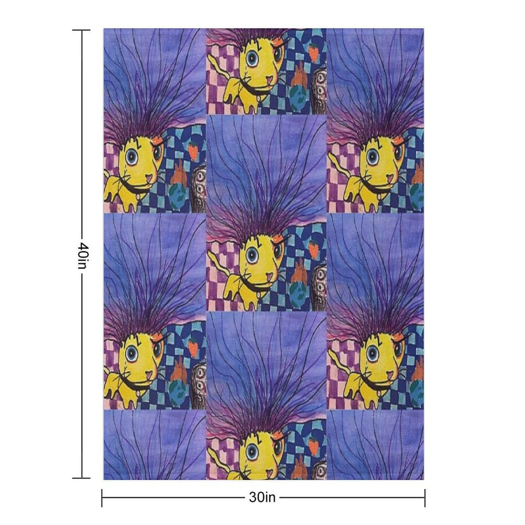 Bartholomeow Velvety-soft Throw Blanket