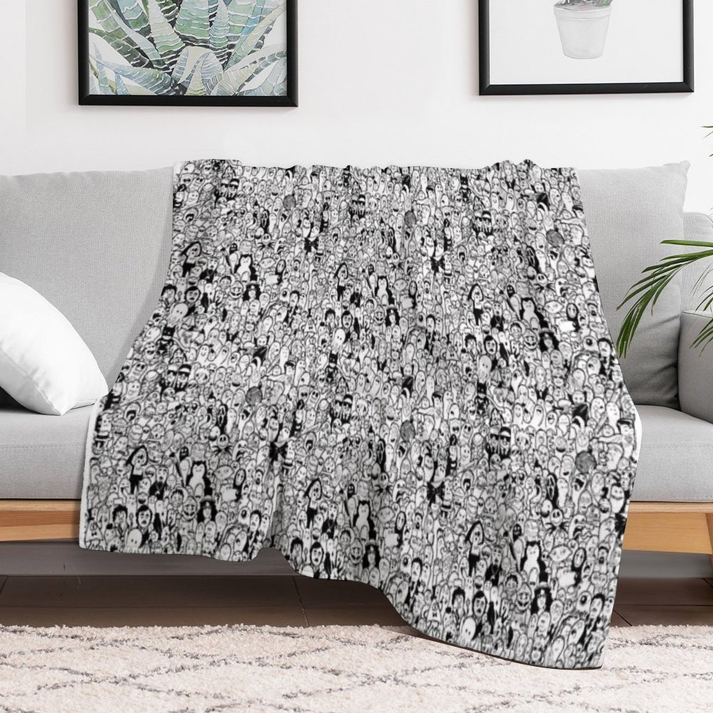 What Inspires You - Pattern All-season Throw Blanket