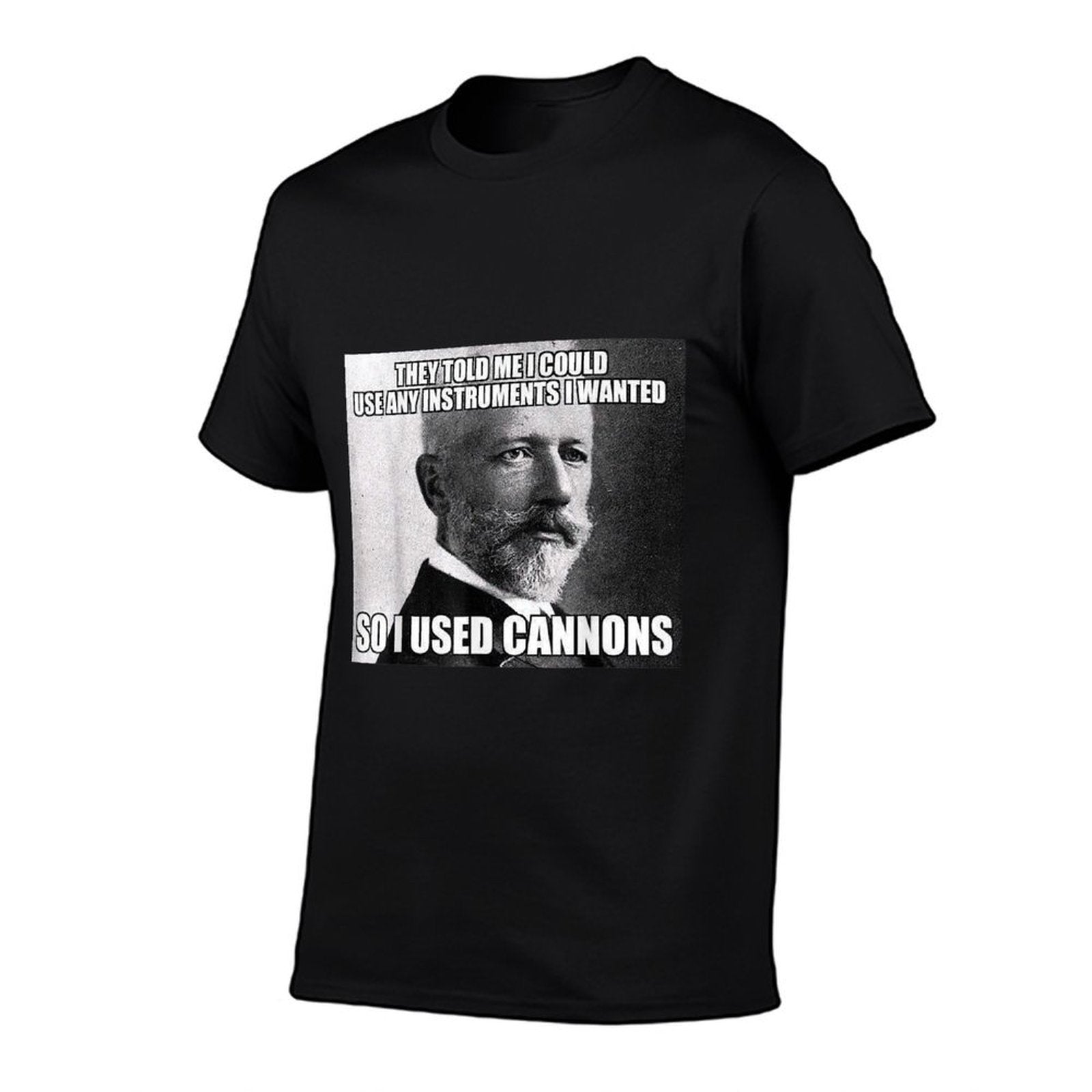 Funny Tchaikovsky Cannons Instrument Meme T-shirt  Stretchy T-Shirt