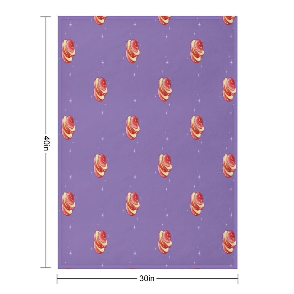 Sliced Apple Machine-washable Throw Blanket