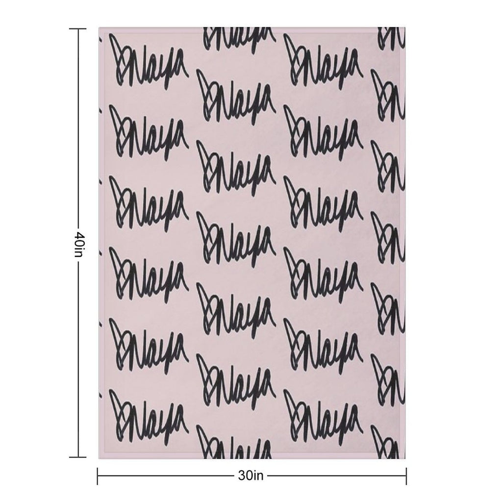 Naya Rivera Autograph Machine-washable Throw Blanket