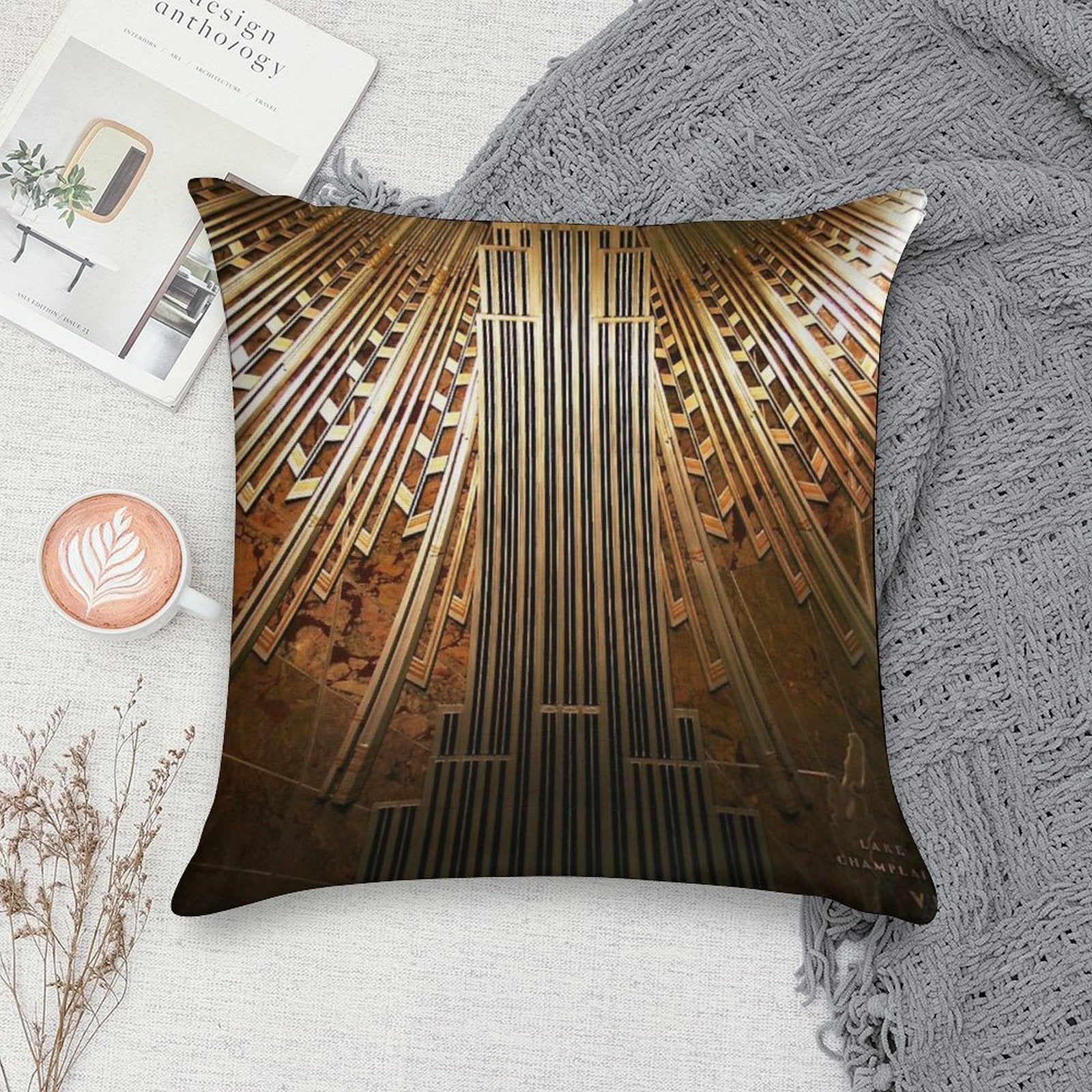 ESB Lobby Soft Gift Ready Throw Pillow