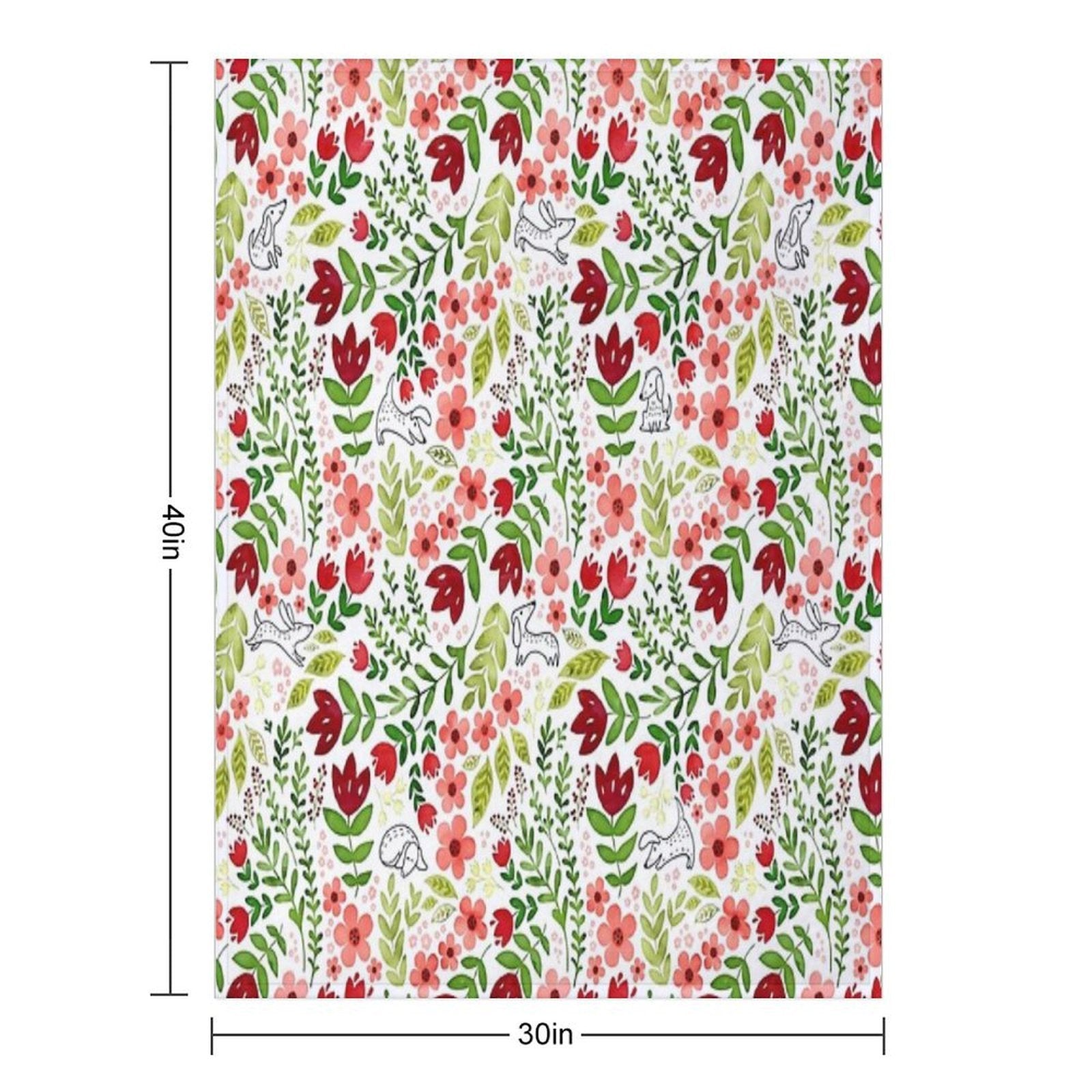 Dog Days White Eco-conscious Throw Blanket
