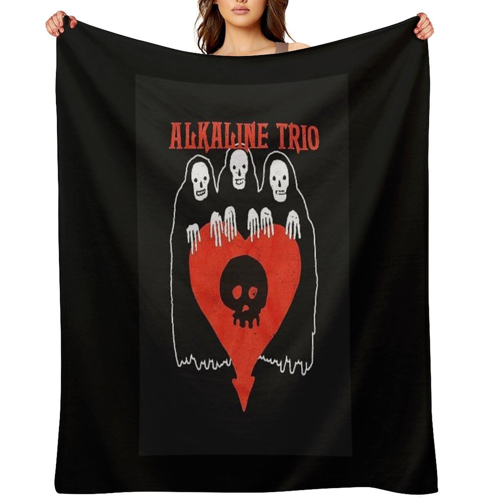 Classic T-shirts Alkaline Trio Band Durable Throw Blanket