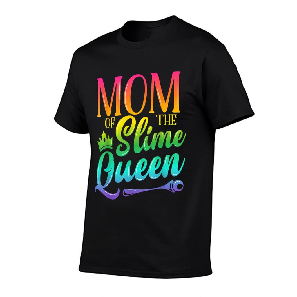 Mom Of The Slime Queen Birthday Party Family Matching Outfit  Graphic-printed T-Shirt