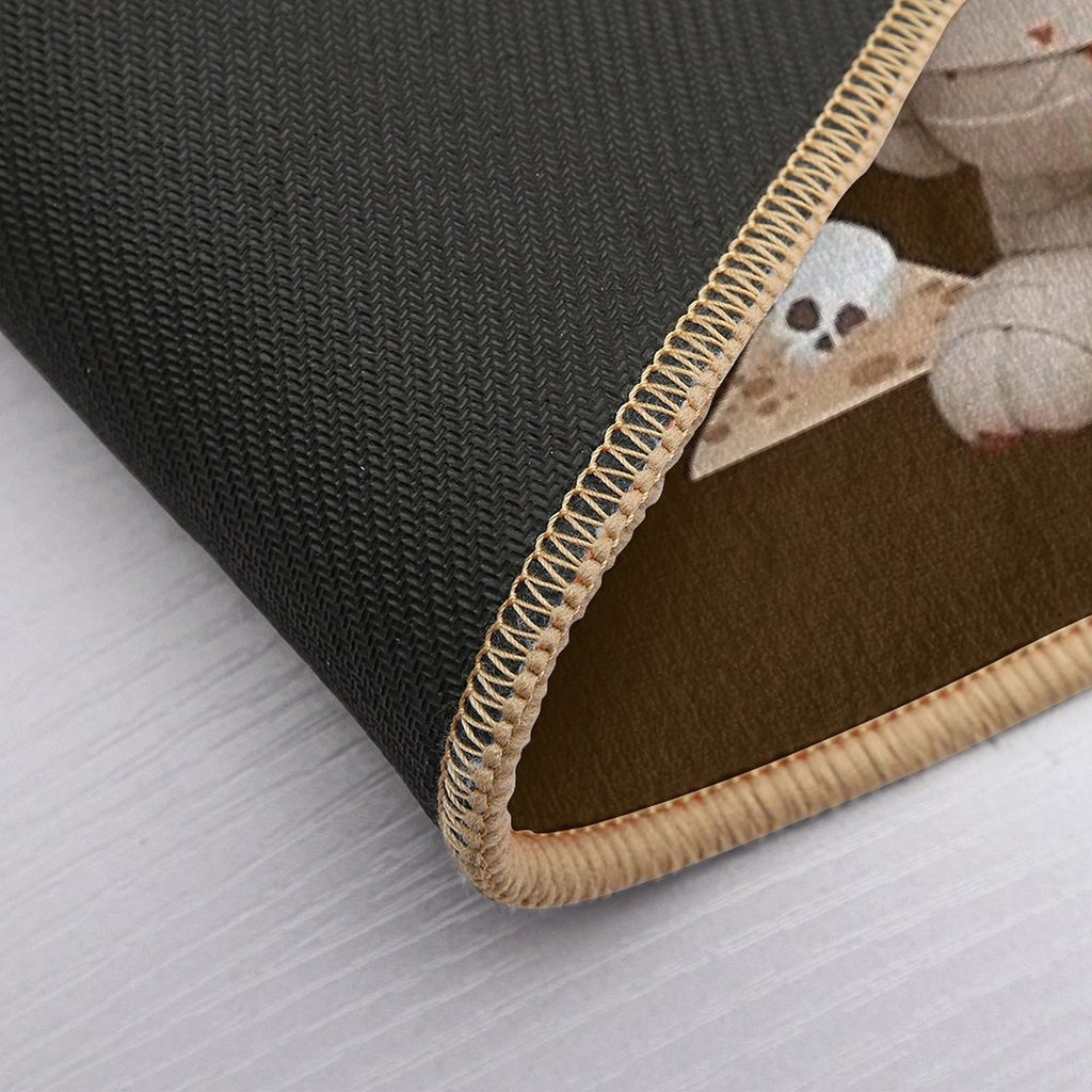 Hound Dog Mummy Zombie 3D  Non-Slip Bath Mat