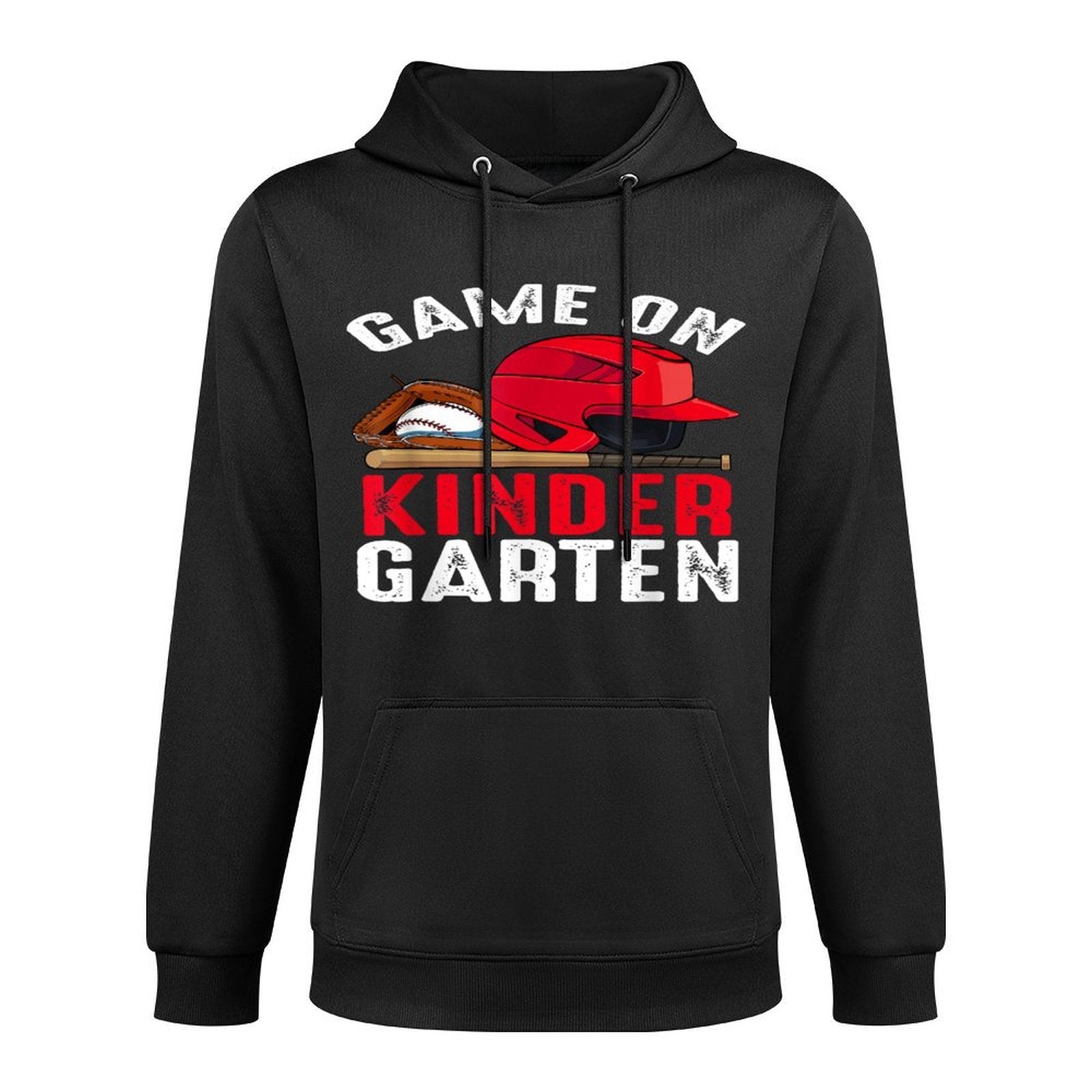 Game On Kindergarten Baseball Back To School Student Kid Boy Customizable Surface Hoodie
