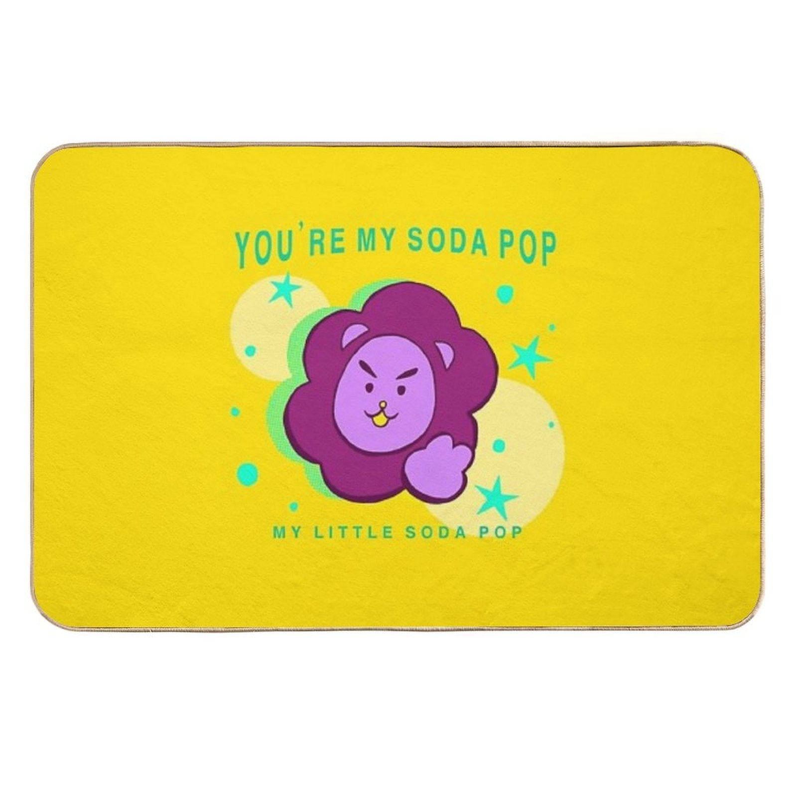 Soda Pop Collection Kpop Demon Hunters  Non-Slip Bath Mat