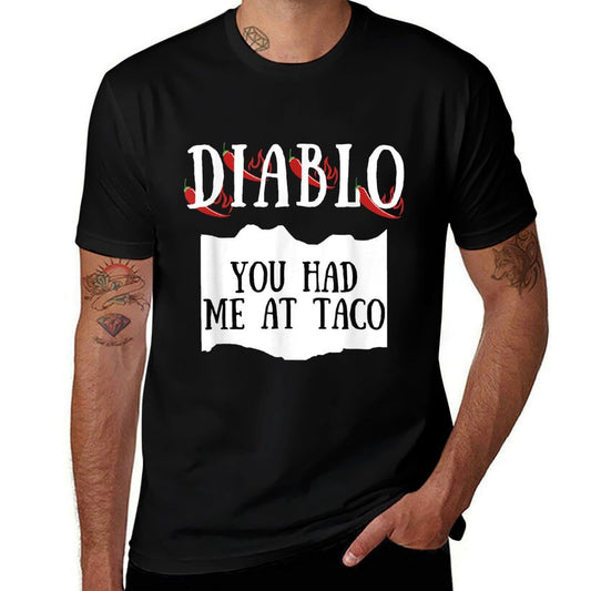 You Had Me At Taco Diablo Hot Sauce Group Costume  Moisture-wicking T-Shirt