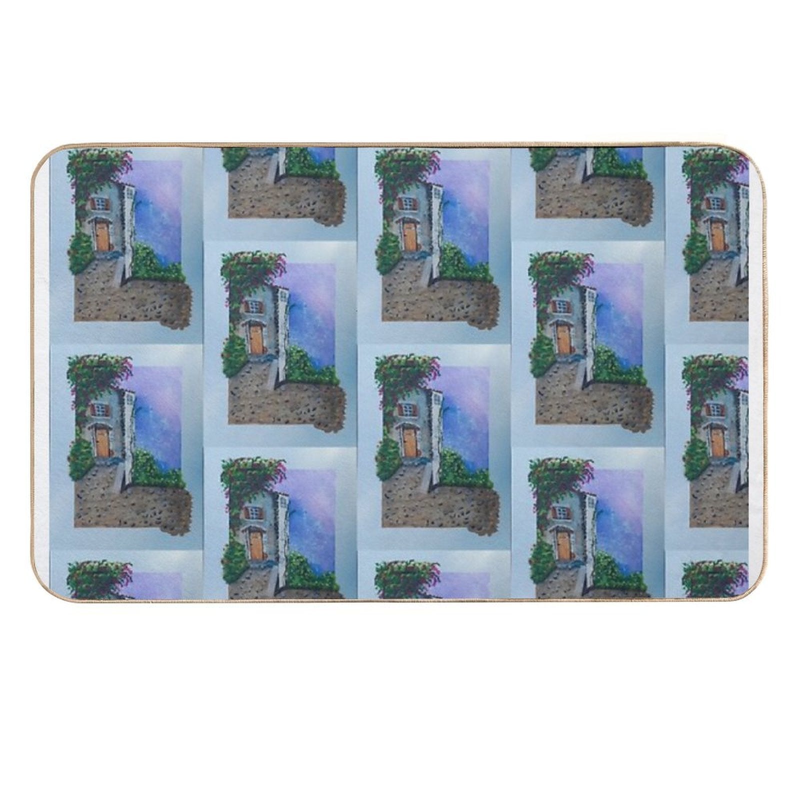 Bouganvillia Vista  Easy Maintenance Bath Mat