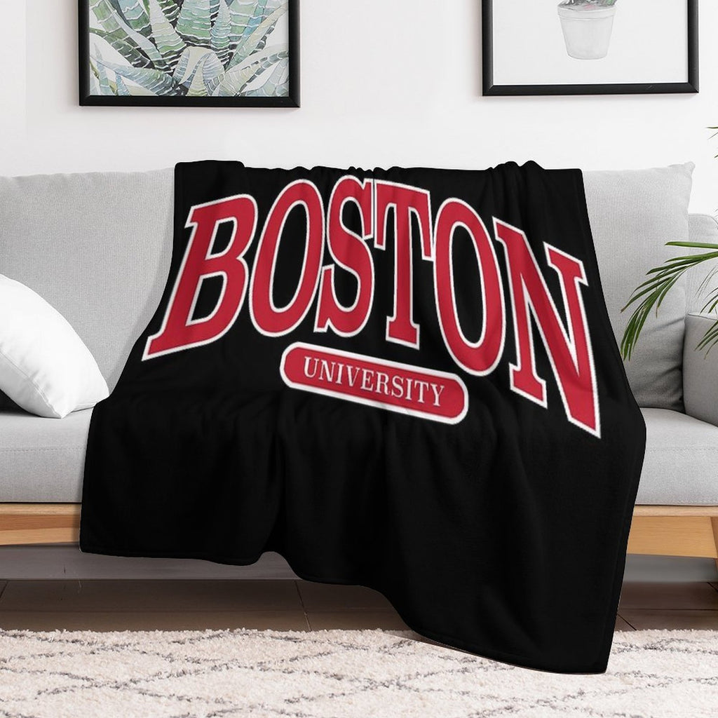 Bu - Serif Font Curved Comfort Throw Blanket