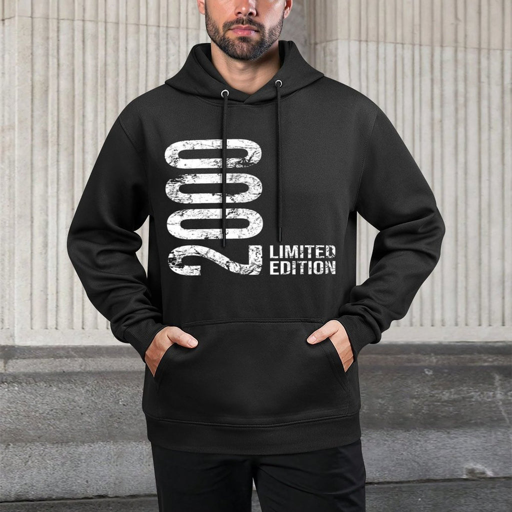 25th Birthday 25 Years Old Man Woman Vintage 2000 Unisex Design Hoodie