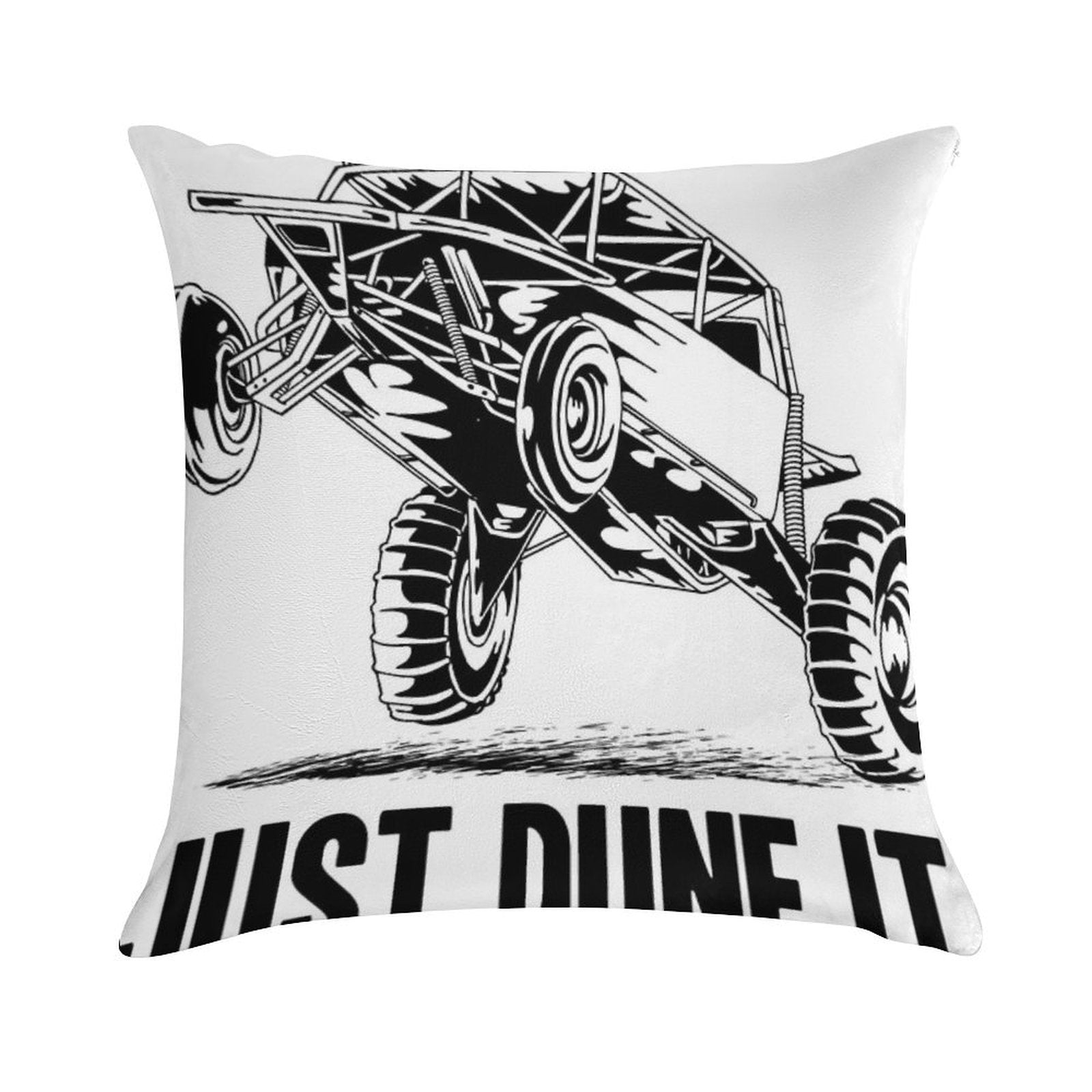 Dune Buggy Just Dune It Soft Shrink-Resistant Throw Pillow