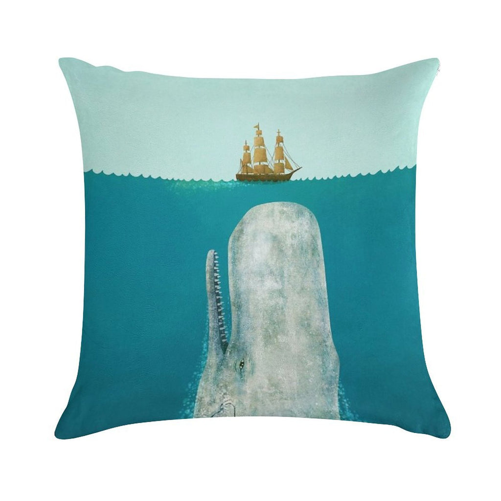 The Whale Soft Luxury Feel Throw Pillow