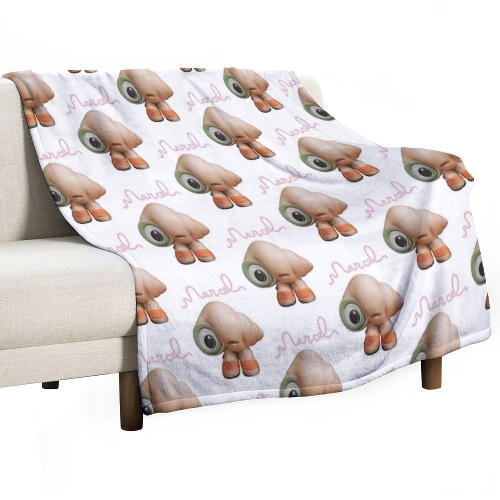 Marcel The Shell with Shoes On Live Action Anti-pilling Throw Blanket