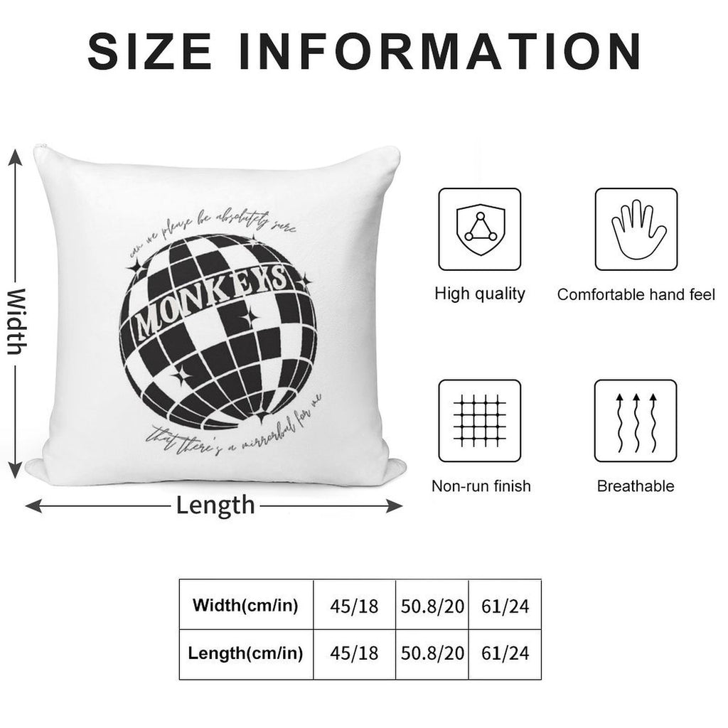 Arctic Monkeys Mirrorball Soft Easy Maintenance Throw Pillow