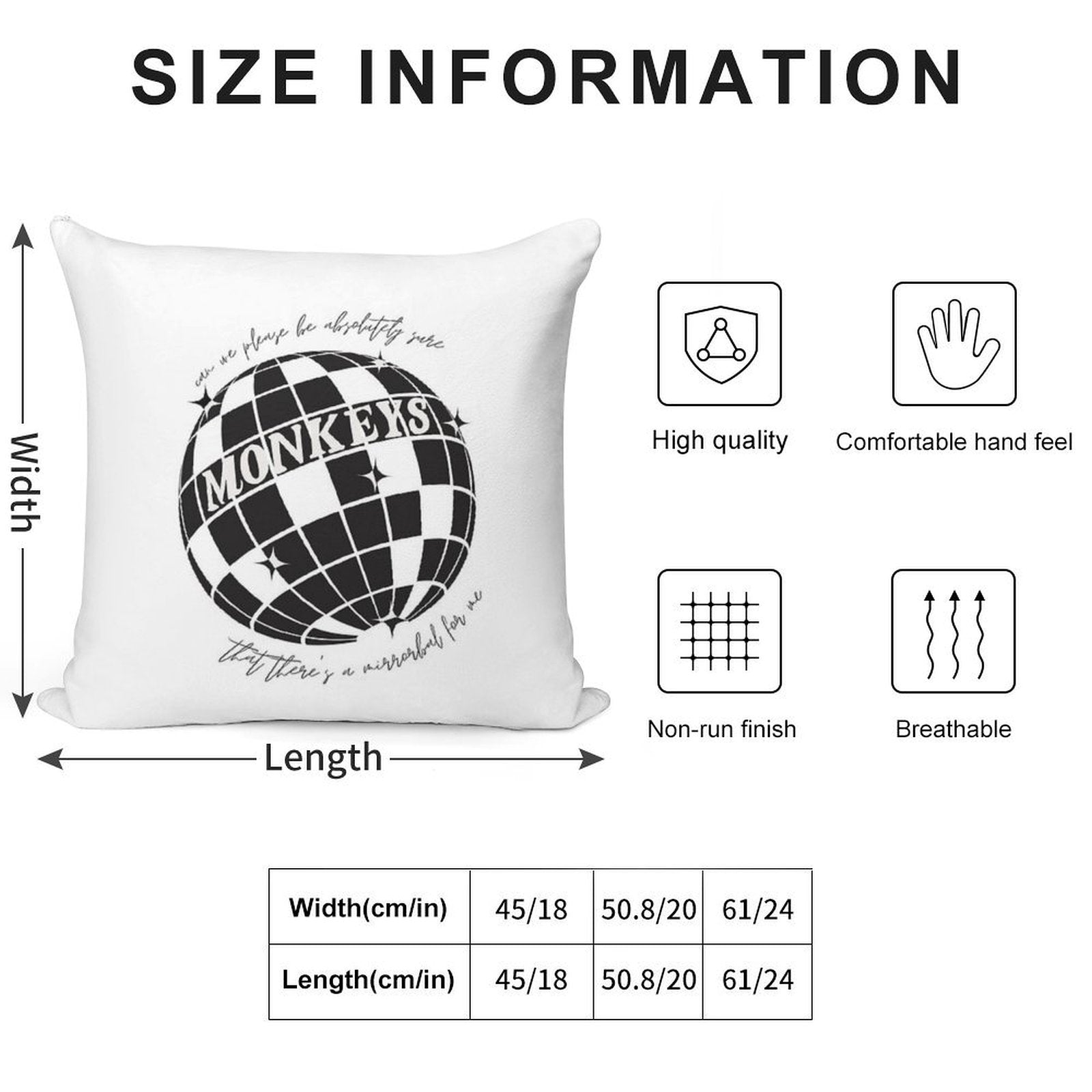 Arctic Monkeys Mirrorball Soft Easy Maintenance Throw Pillow