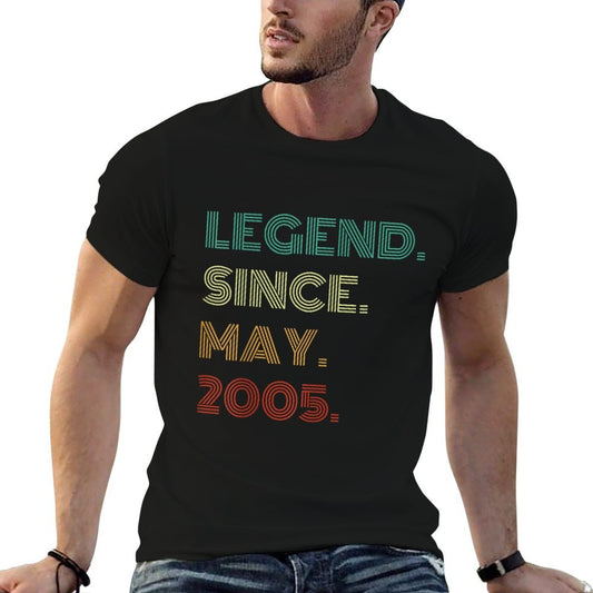20 Years Old Legend Since May 2005 20th Birthday  Lightweight T-Shirt