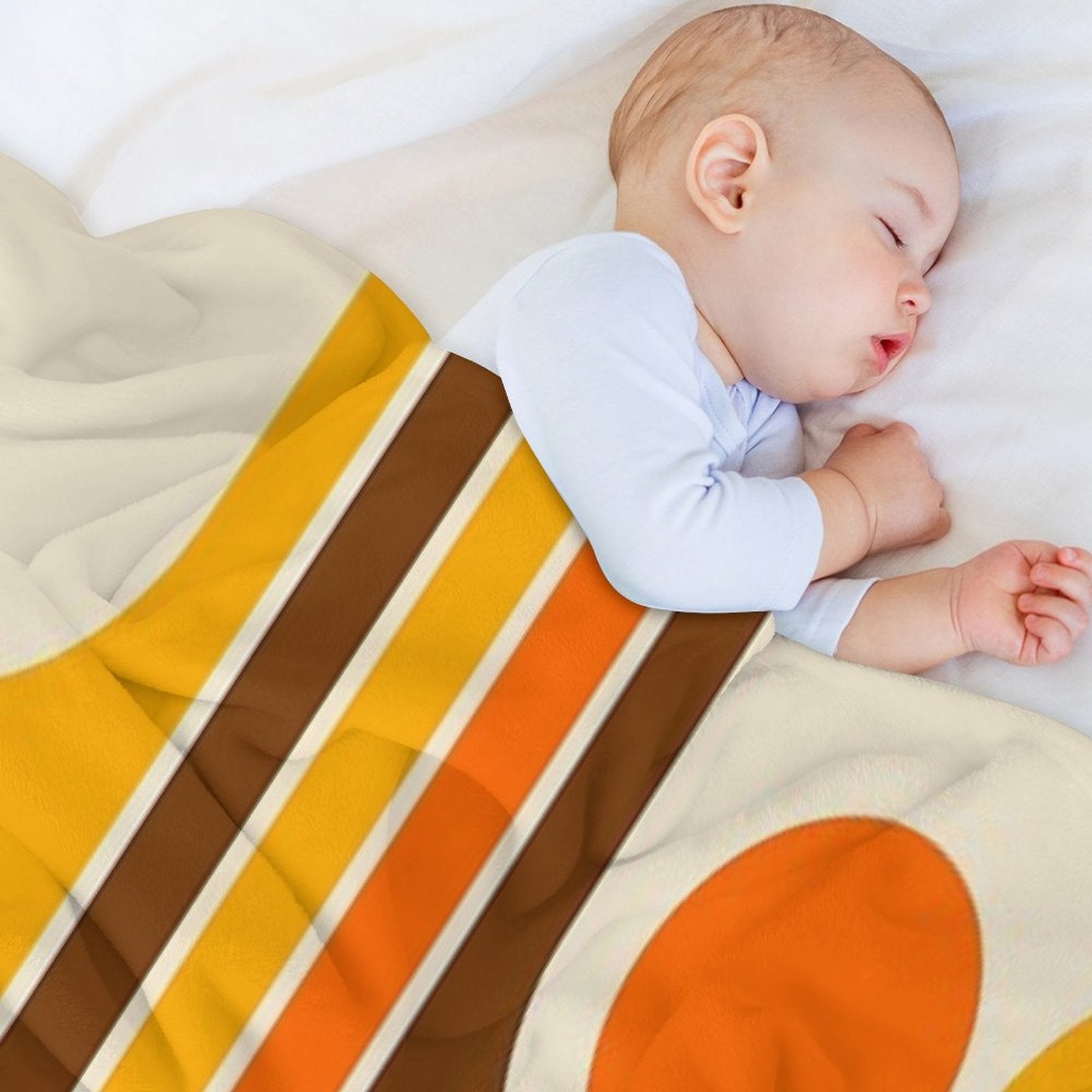 Retro Geometric Design 624 Versatility Throw Blanket