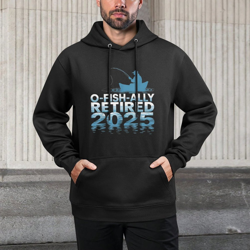 O-Fish-Ally Retired 2025 Fishing Retirement Moisture-Wicking Hoodie