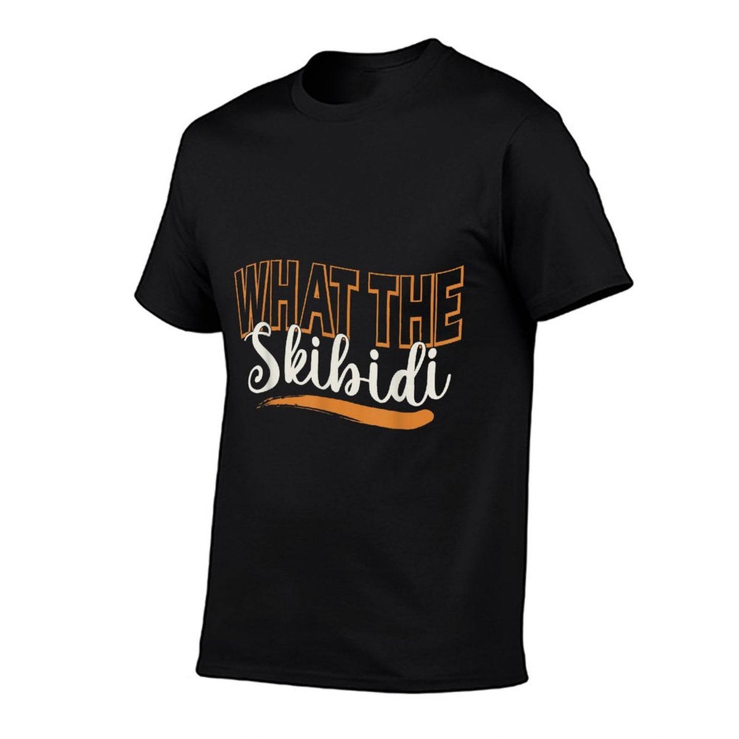 What The Skibidi Funny Meme Slang Rizz Brainrot Ironic Y2k  Polyester Blend T-Shirt