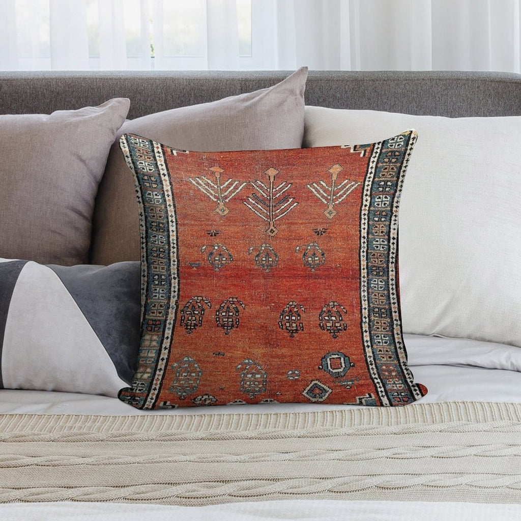 Bakhshaish Azerbaijan Northwest Persian Carpet Print Soft Skin-Friendly Throw Pillow