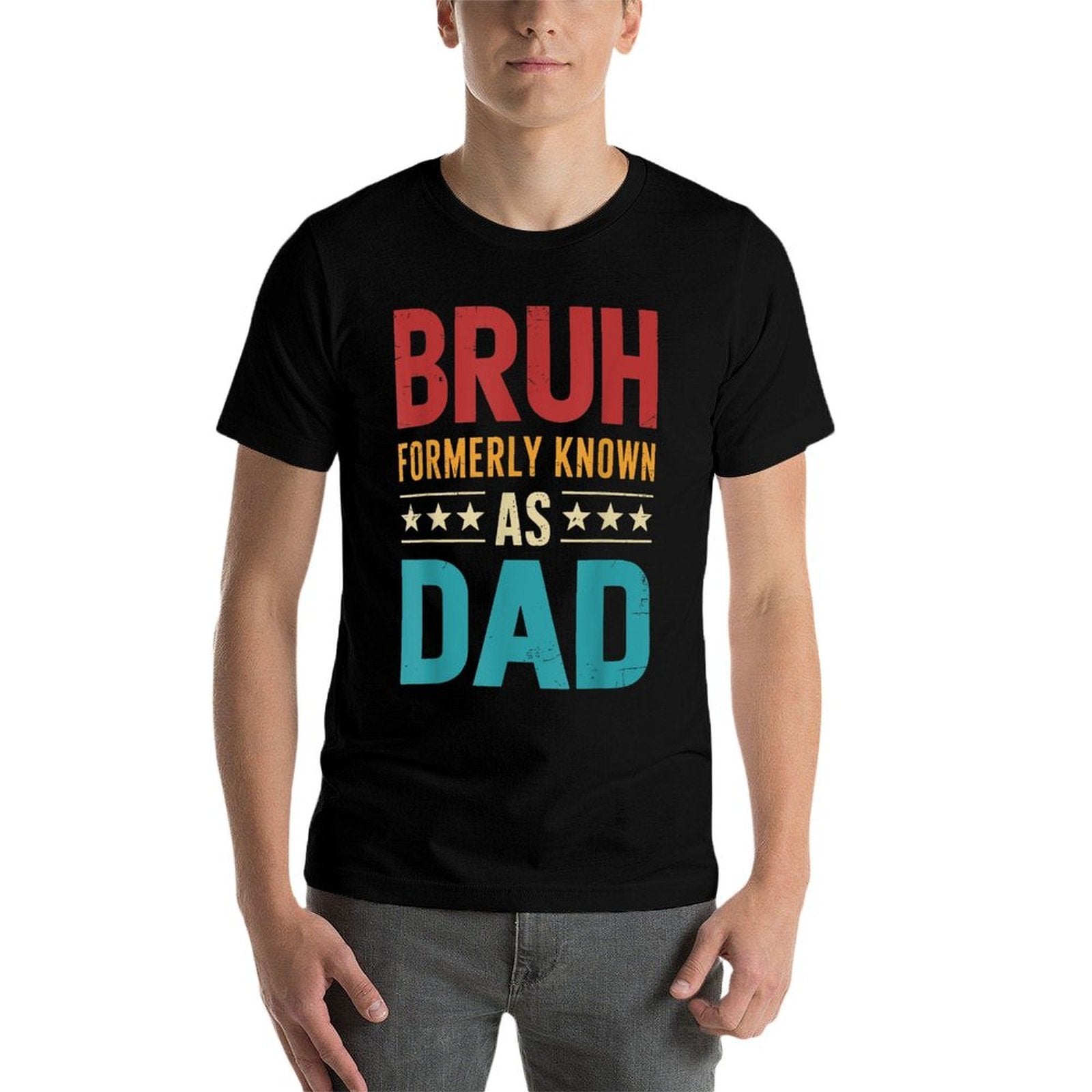 Bruh Formerly Known As Dad Vintage Fathers Day  Versatile T-Shirt