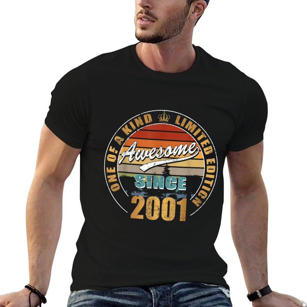 Awesome Since 2001 - For 21 Year Old - 21st Birthday  Durable T-Shirt