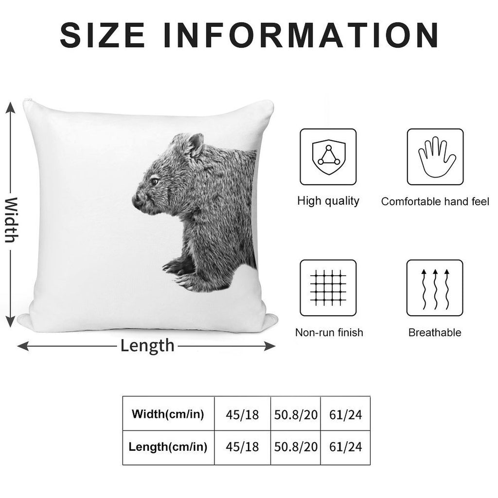 WombaT Soft Gift Ready Throw Pillow