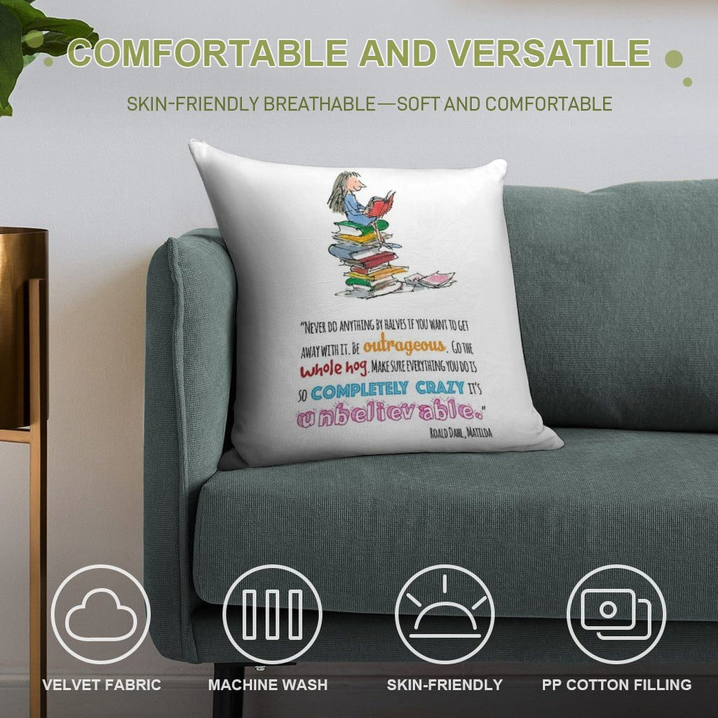 Matilda Soft Hidden Zipper Throw Pillow