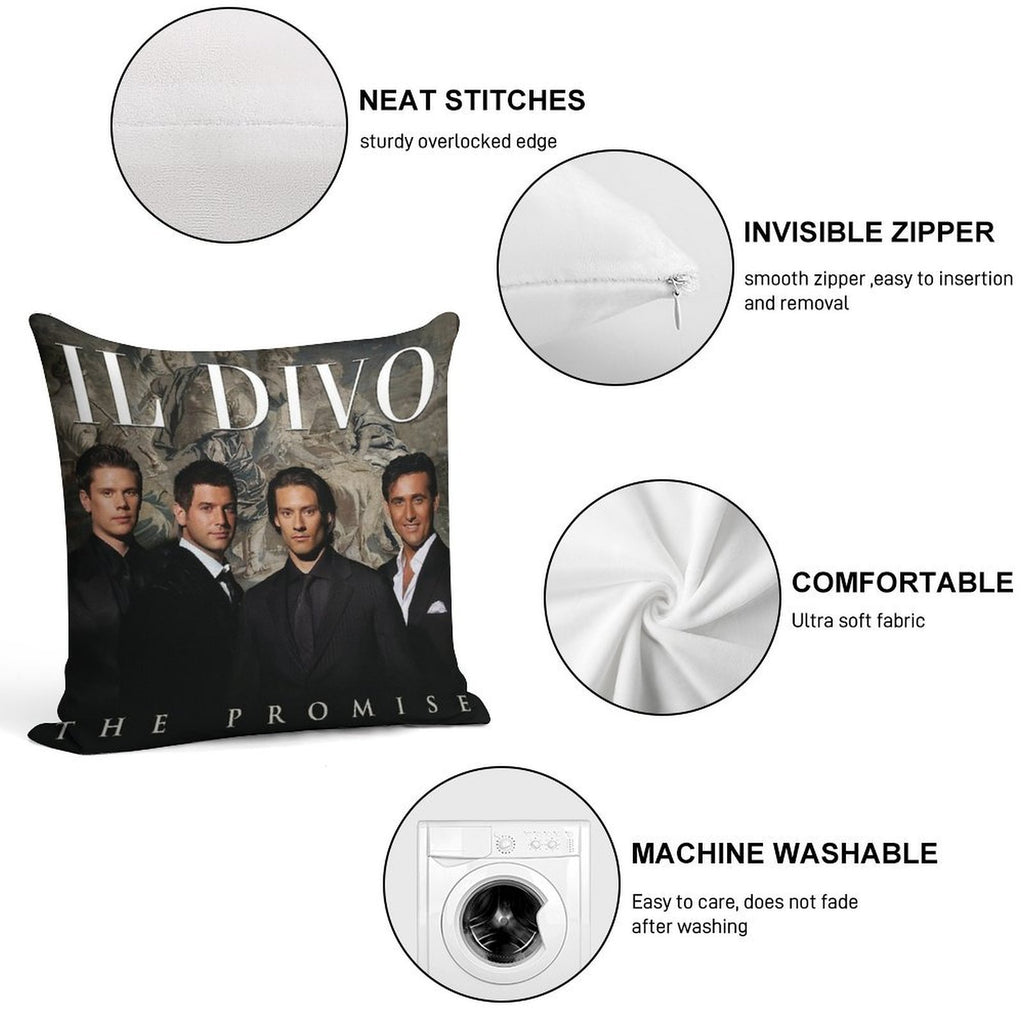 Il Divo The Promise Soft Multiple Sizes Throw Pillow